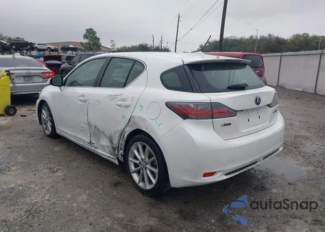 2011 Lexus Ct 200H Premium from USA, damaged, VIN JTHKD5BH4B2043842